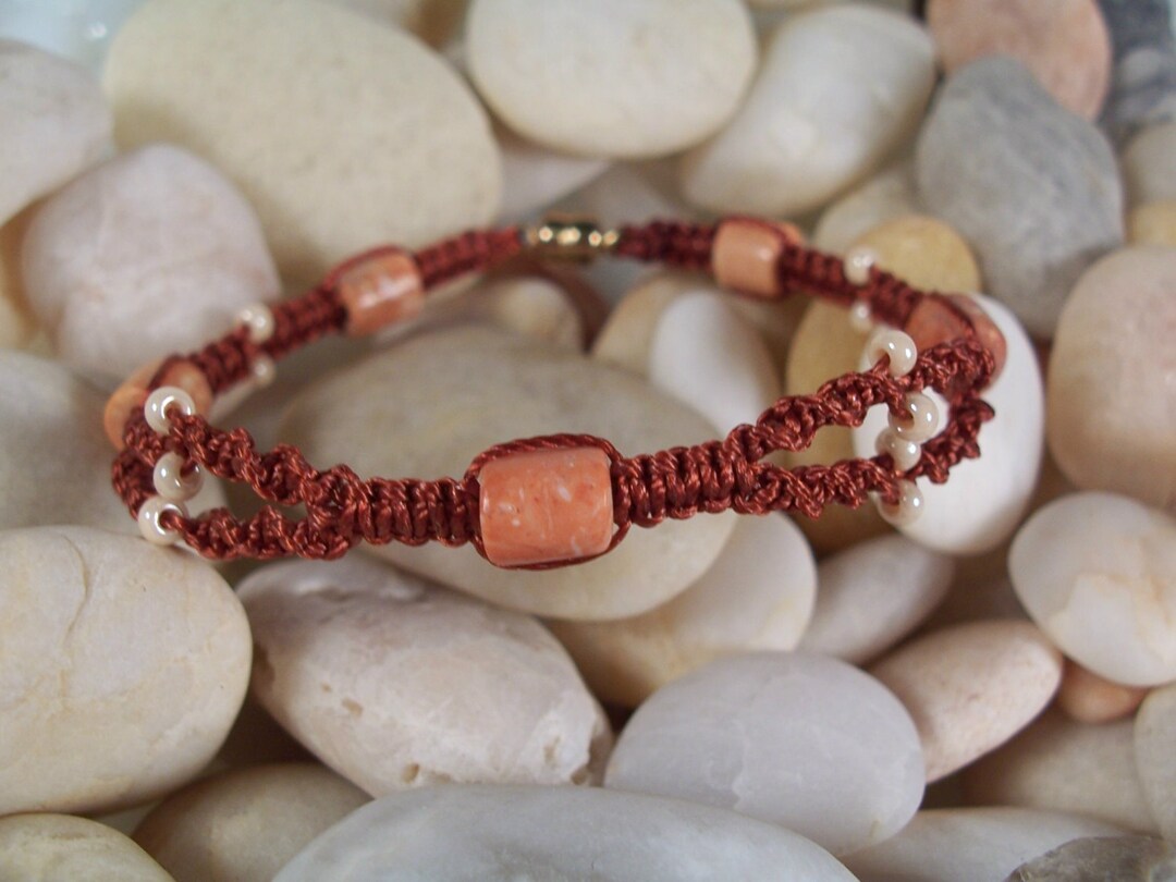 Six Cord Macrame Bracelet Pattern in PDF Etsy