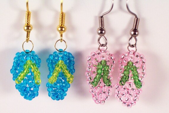 flip flop earrings