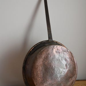 Old copper pot, big copper pot, vintage copper pot, italian copper pot, large copper pot, old polenta copper pot, copper cookware, copper