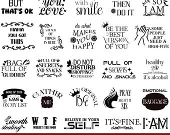 50 Tote Bag SVG Bundle, Tote Bag Quote svg, Emotional Baggage svg, Retro Tote Bag svg, Market Bag Svg, Mom Bag Svg, Funny Quotes svg, Cricut