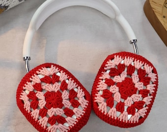 Granny Square Airpods Max Headphone Covers | Crochet AirPods Max Case | AirPod Max Cover | Handmade|Sony xm5 case|Sony xm4 cover