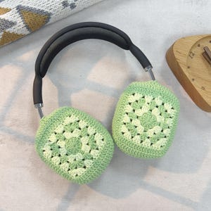 Flower Airpods Max Headphone Covers | Flower Design | Crochet AirPods Max Case | AirPod Max Cover | Handmade|Sony xm5 case|Sony xm4 cover