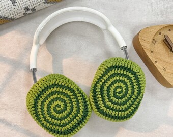 Crochet Spiral Granny Square Airpods Max Headphone Covers|Crochet AirPods Max Case | AirPod Max Cover| Handmade|Sony xm5 case|Sony xm4 cover