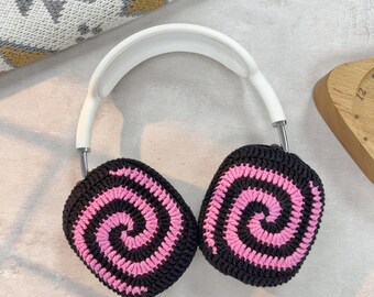 Crochet Spiral Granny Square Airpods Max Headphone Covers|Crochet AirPods Max Case | AirPod Max Cover| Handmade|Sony xm5 case|Sony xm4 cover