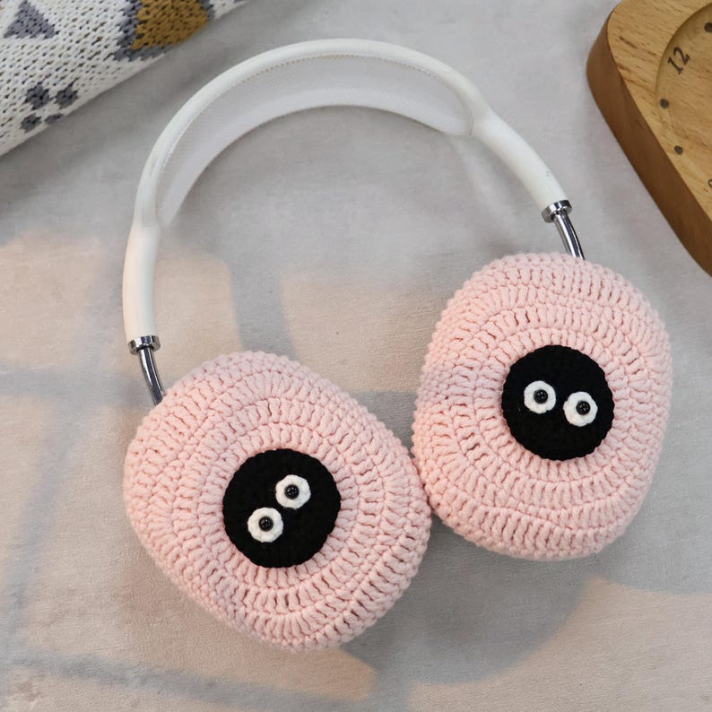 Cover per cuffie AirPods Max quadrate e graziose / Custodia all'uncinetto per AirPods Max / Cover per AirPods Max / Custodia fatta a mano per Sony XM5 / Cover per Sony XM4 immagine 1