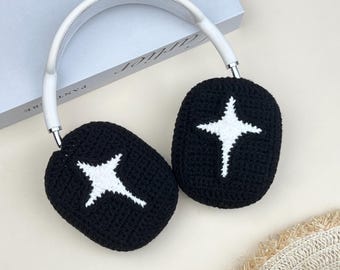 Star design  sleeve Airpods Max Headphone Cover |Crochet AirPods Max Case |AirPod Max Cover| Handmade|Sony xm5 case|Sony xm4 /Sony xm6 cover
