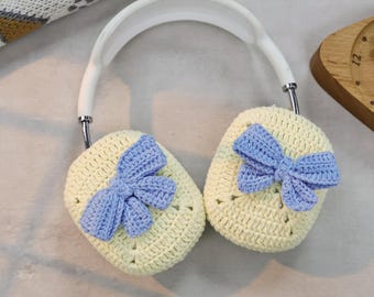süßes Muster Oma Square Airpods Max Kopfhörer Abdeckung | Gehäkelte AirPods Max Hülle | AirPods Max Abdeckung | Handgemacht|Sony xm5 Tasche|Sony xm4 Abdeckung