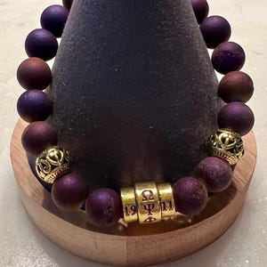Purple Omega Bracelet