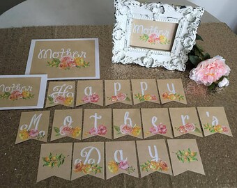 printable mother s day banner mother s day printable etsy