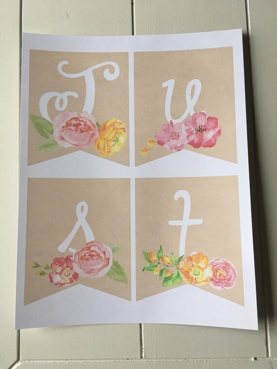 Wedding Banner Floral Wedding Banner Floral Banner Just Etsy