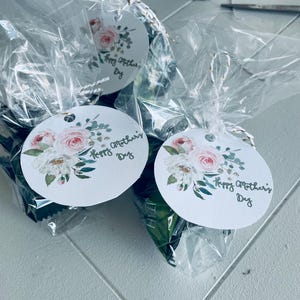 Mother&#39;s Day Printable Gift Tags, Floral Happy Mother&#39;s Day Gift Tags, Happy Mother&#39;s Day Gift Tags, Printable Mothers Day Gift Tags