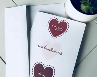 Valentine's Day Card, Valentine's Day, Valentine, Blank Printable Card, Valentine Card, Printable Valentine Card, Happy Valentine's Day Card