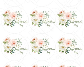 Mother's Day Printable Gift Tags, Floral Happy Mother's Day Gift Tags, Happy Mother's Day Gift Tags, Printable Mothers Day Gift Tags