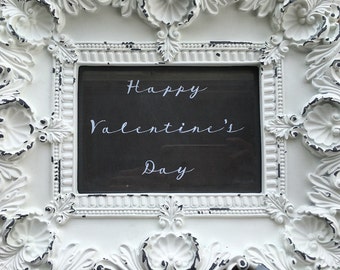 Valentine's Day Decor, Valentine's Printable Sign, Happy Valentine's Day, Printable Valentine's Sign, Chalk Printable Valentine's Decor