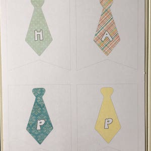 Father's Day Tie Banner, Printable Father's Day Banner, Happy Father's Day, Happy Father's Day Banner, Father's Day Decor image 5