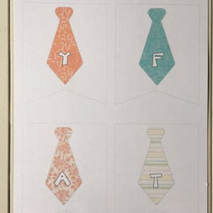 Father's Day Tie Banner, Printable Father's Day Banner, Happy Father's ...