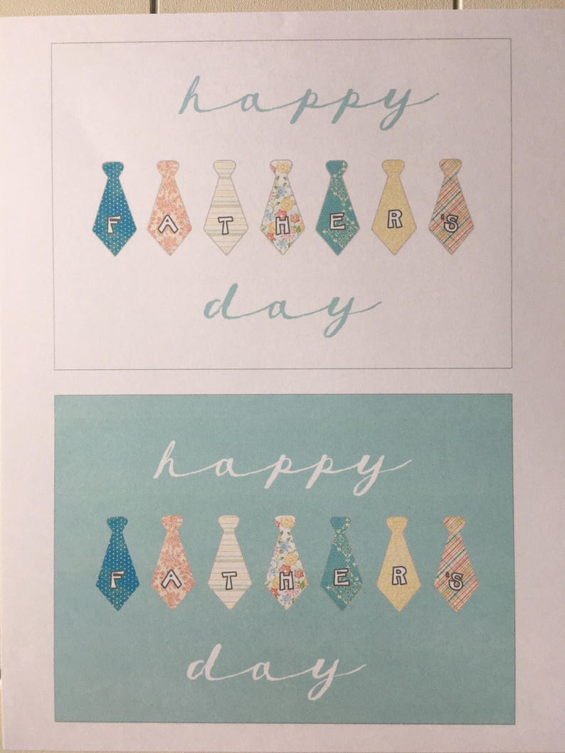Happy Father's Day Printable Kit, Father's Day Printable, Happy Father ...