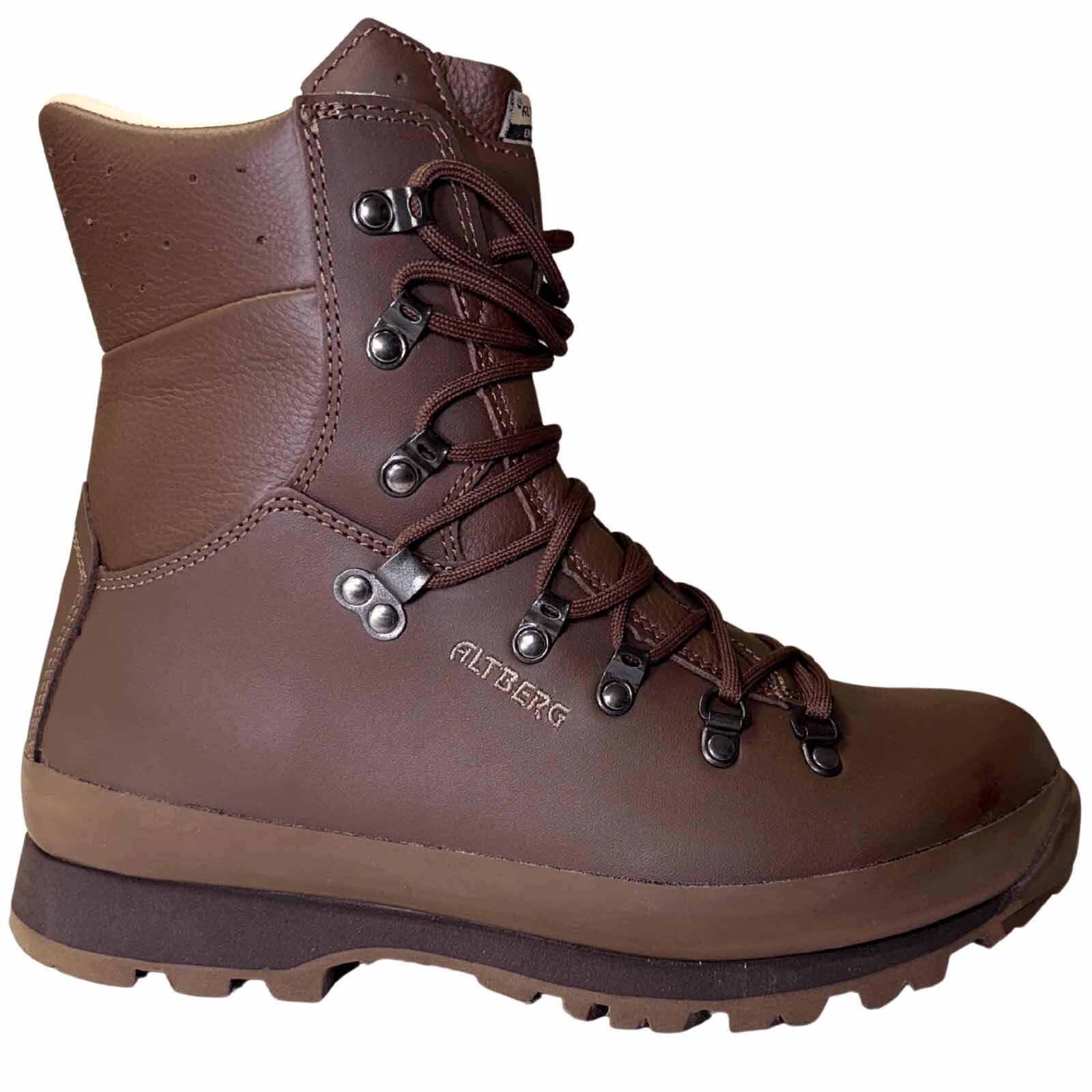 Britische Armee Surplus Defender Braunes Leder Kampfstiefel - Altberg