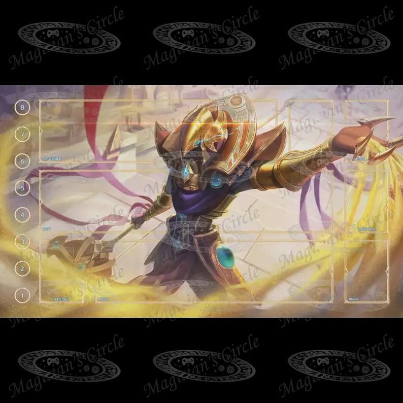 Gold Riftbound Custom RIFTBOUND TCG 1 Player Custom Azir - Etsy