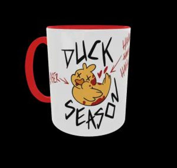 ハズビンホテル　公式マグカップ　アラスター　DUCK SEASON Hazbin Hotel Mug Alastor- Duck Season - Etsy