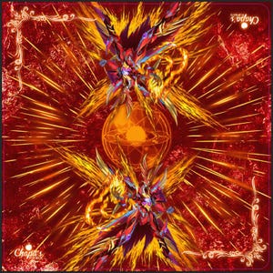 Tapete de tela para cualquier TCG Red Phoenix