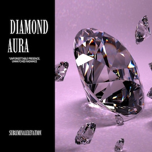 DIAMOND AURA™ Aura Subliminale per Donne / Luminosità + Carisma + Fiducia in se stesse / MP3 WAV