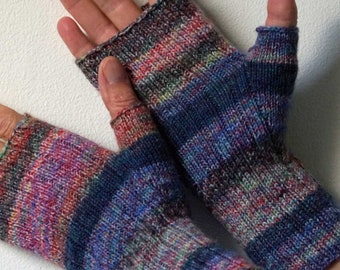 Knitting PATTERN - Sock yarn mittens