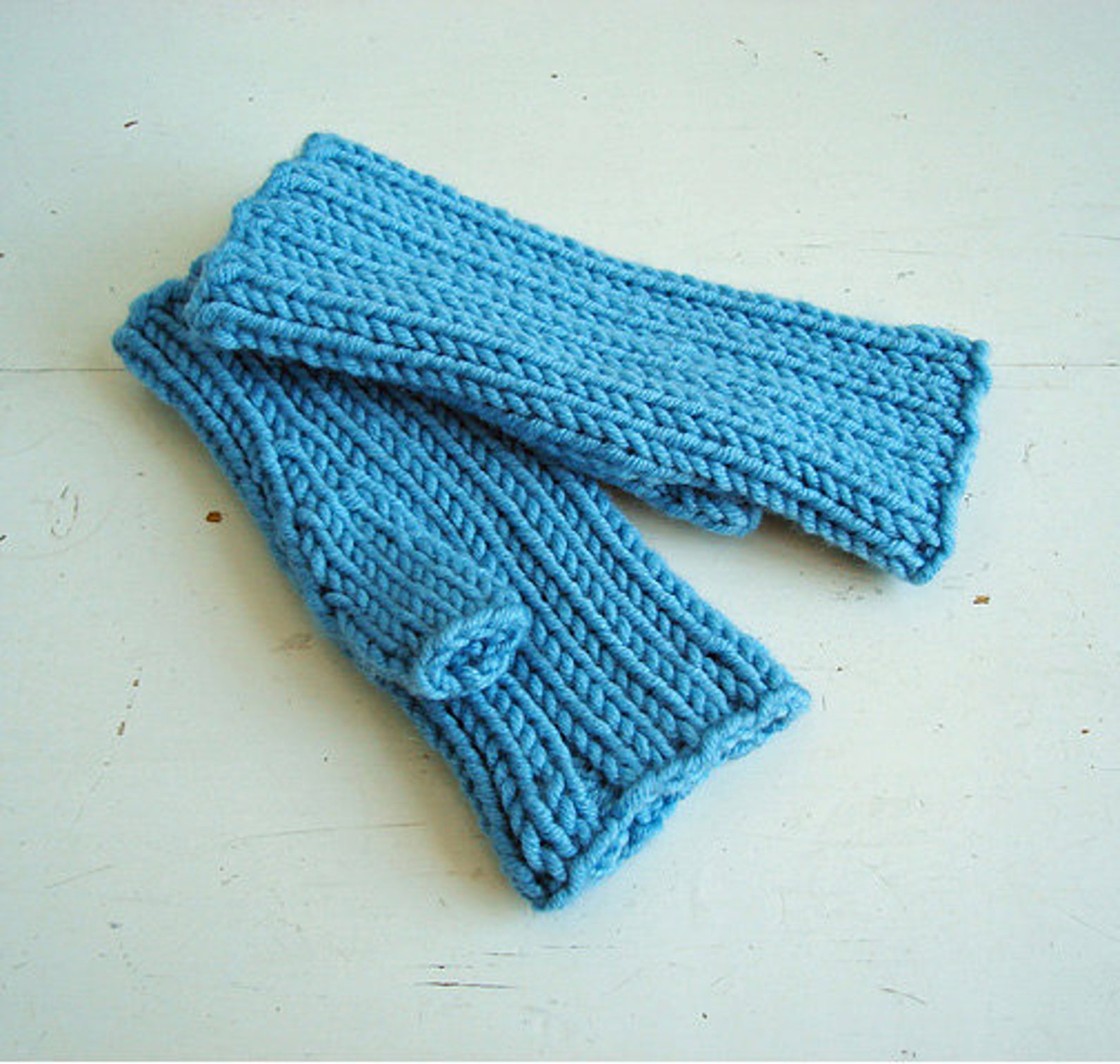 Knitting PATTERN Childrens Fingerless Mittens Etsy