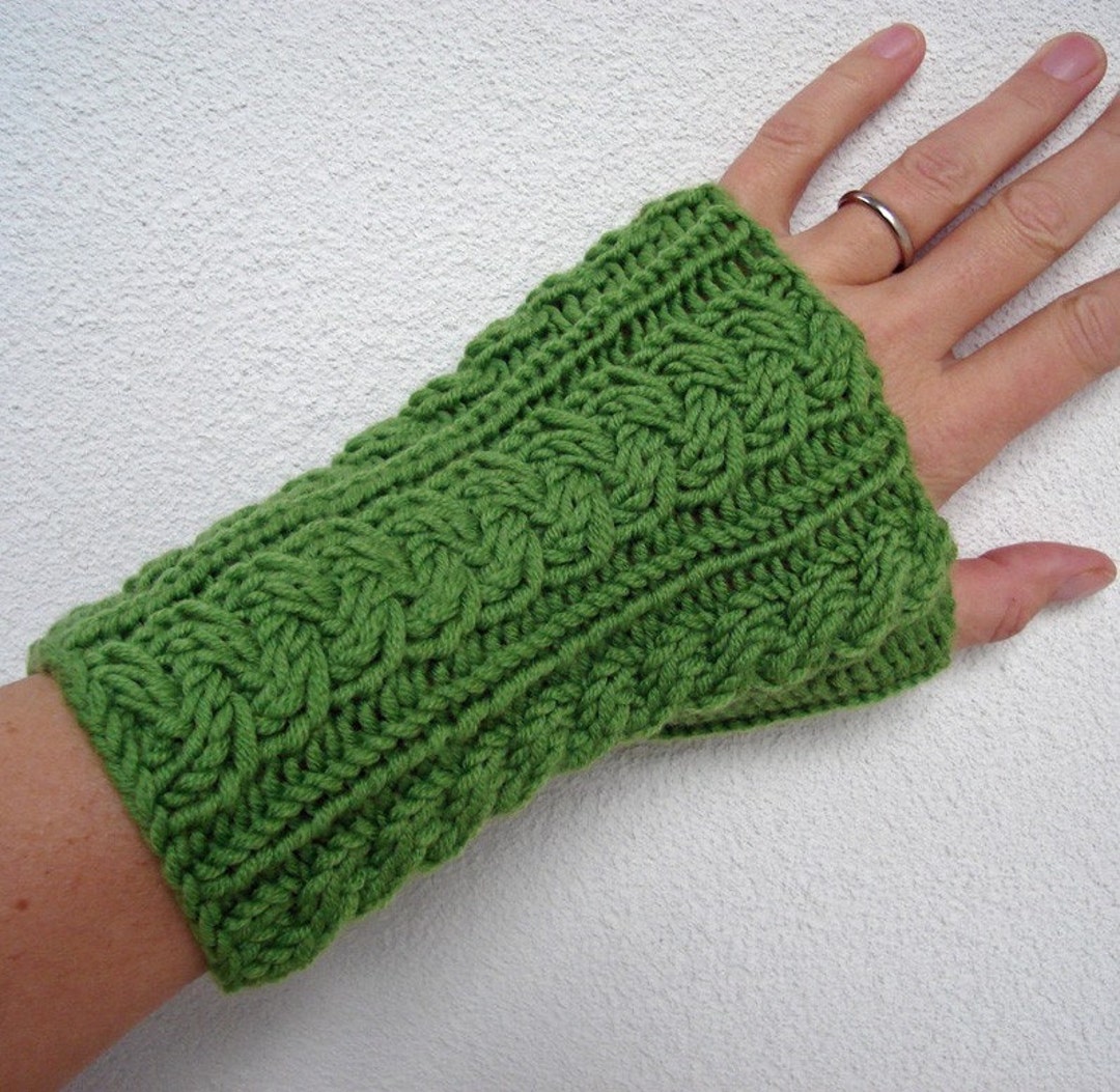 Knitting PATTERN Wrist Warmers Etsy