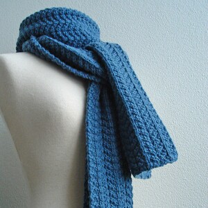 Knitting PATTERN Reversible Heringbone Scarf image 3