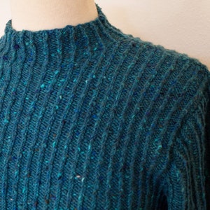 Knitting PATTERN Straight Sweater image 2