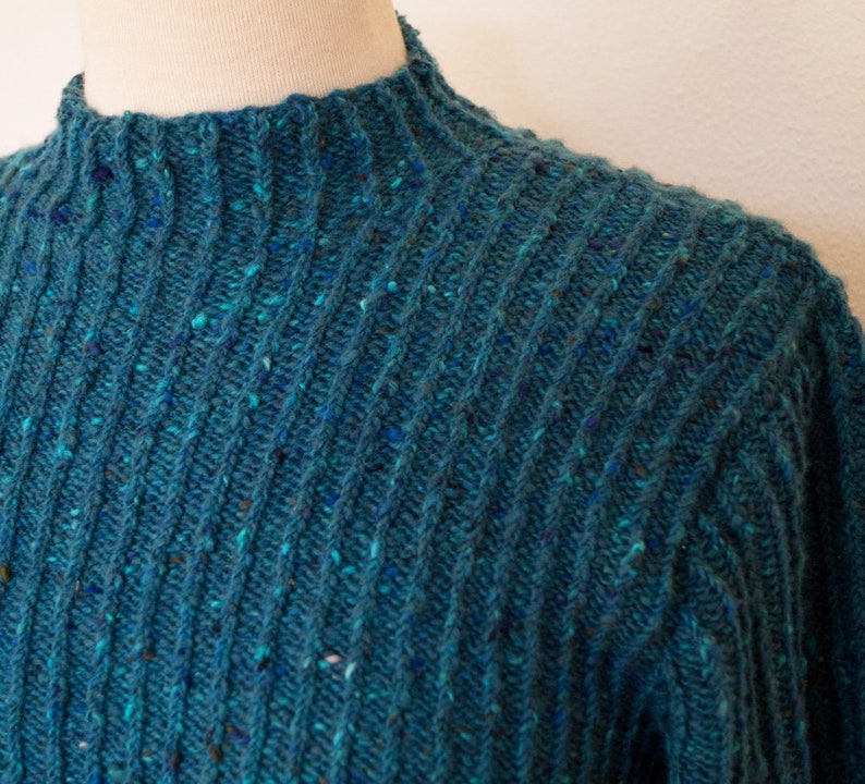 Knitting PATTERN Straight Sweater image 2