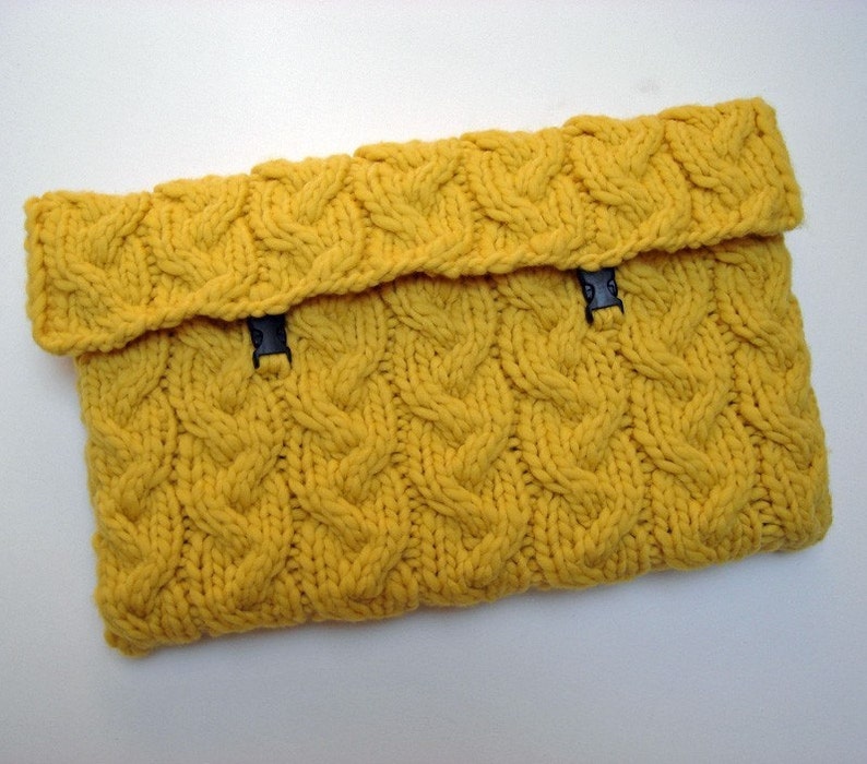 Knitting PATTERN Sunny Laptop Sleeve Bild 3