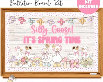 Silly Goose Spring Bulletin Board Kit: Classroom Decor (Digital Download)