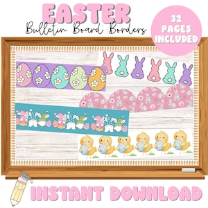Easter Bulletin Board Borders