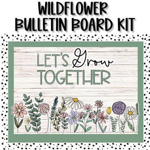 Wildflower Bulletin Board Kit - Digital Download