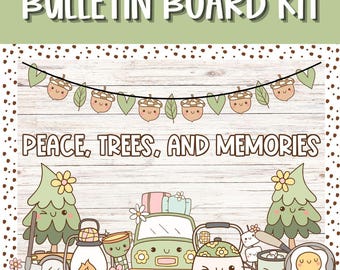 Camping Bulletin Board Kit: Classroom Decor with Borders