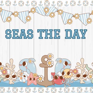 Under the Sea Bulletin Board Kit: Nautical Classroom Decor (PDF & PNG)
