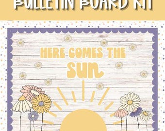 Here Comes the Sun Bulletin Board Kit Spring Summer End of Year ...