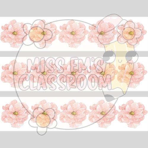 Bordo Per Bacheca Fiori Di Tulipano 20 Metri - Decorazioni Primaverili Per Scuola, Classe E Feste - Carta Colorata Per Artigianato Fai Da Te