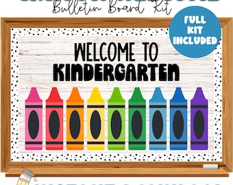 Welcome To Bulletin Board Kit: Classroom Decor (Digital Download)