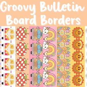 Groovy Bulletin Board Borders