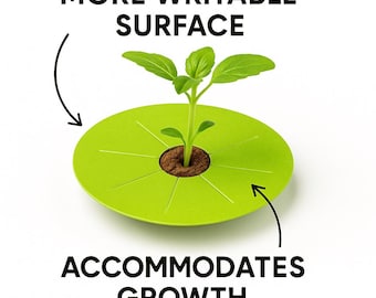 Writable Hydroponic Labels – 40-Pack Waterproof Indoor Plant Stickers with Full Blank Writing Space, Algae-Blocking