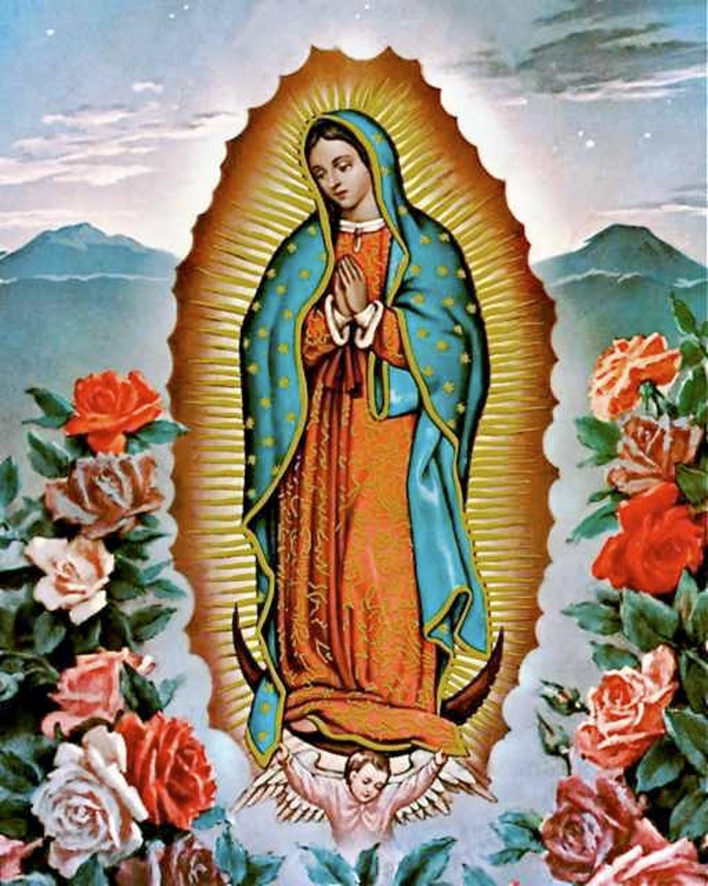 Our Lady of Guadalupe Virgin Mary Blessed Mother Virgen de image 0