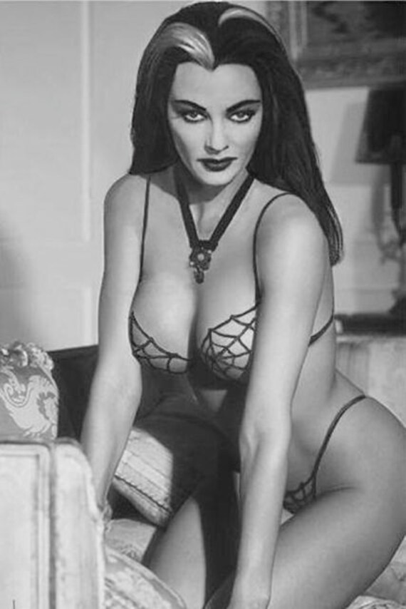 Sexy Lily Munster Yvonne De Carlo Goth Pinup The Munsters Tv Etsy Sexy Lily Munster Yvonne De Carlo Goth Pinup The Munsters Tv Etsy