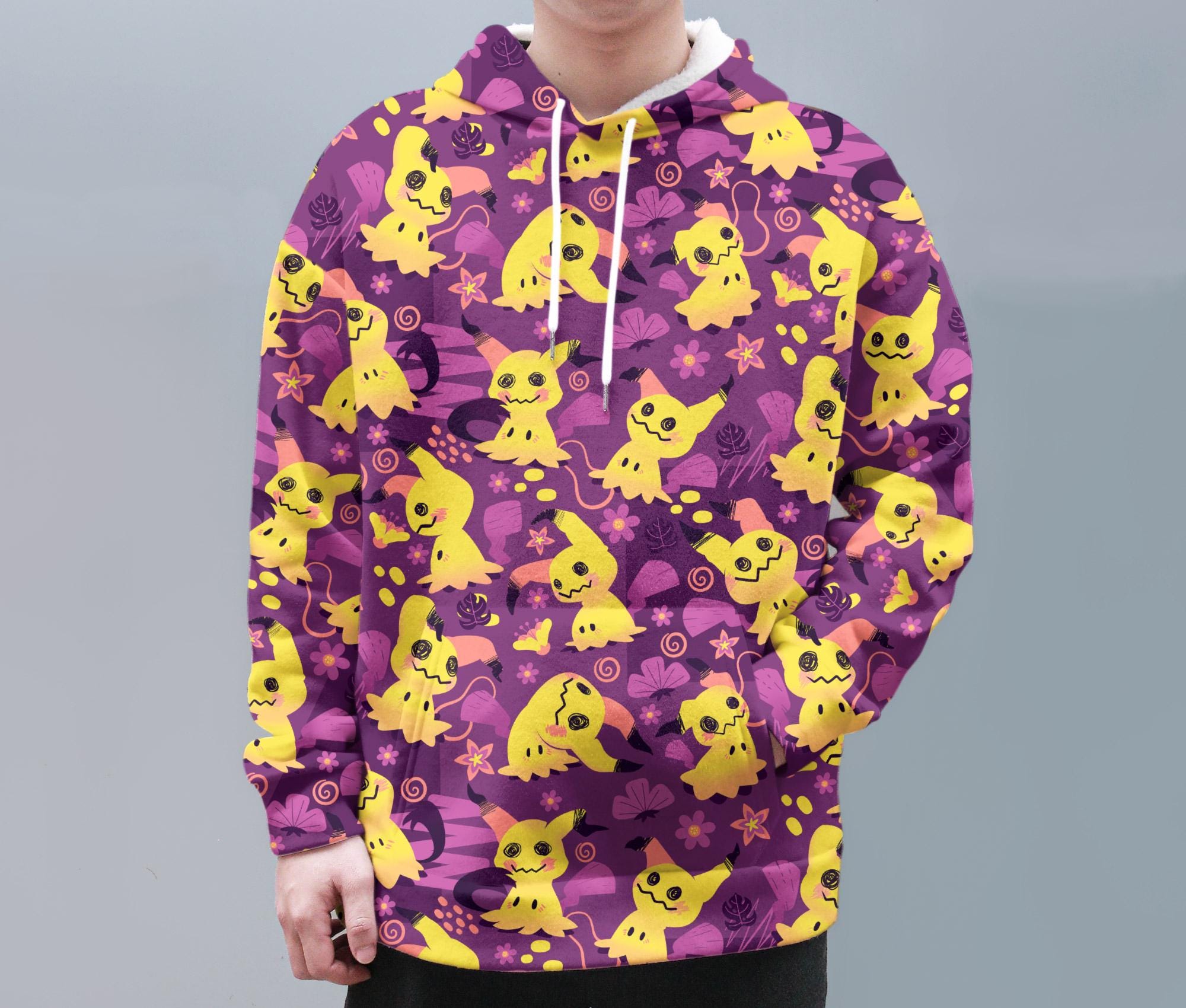 ミミッキュ パーカー シャツ ユニセックス パーカー ゴースト