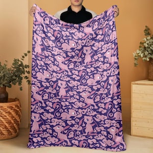 Mew Fleece Deken Woondecoratie Deken Gooien Slaapkamer Decor Babydeken Leuke Oude Mew Deken Geschenken
