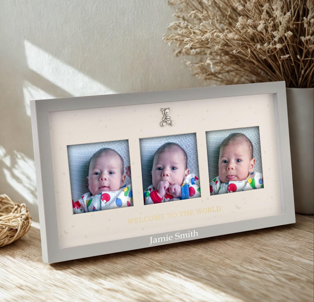 Personalised Welcome to the World Photo Frame – New Baby Keepsake Gift ...