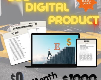500 High-Demand Digital Product Ideas to Sell on Etsy  Best Etsy Digital Product Ideas for Passive Income |TopSelling Digital Products Guide