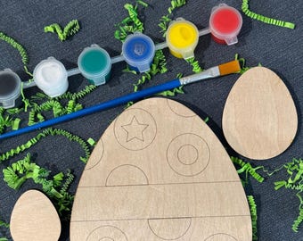 Easter Egg Paintable Craft